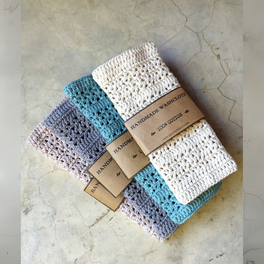 Handmade Cotton Washcloths