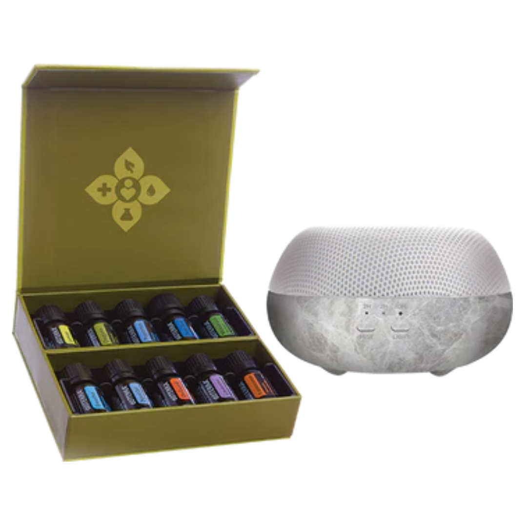 doTERRA Family Essential Kit (5ml's) with Brevi Diffuser