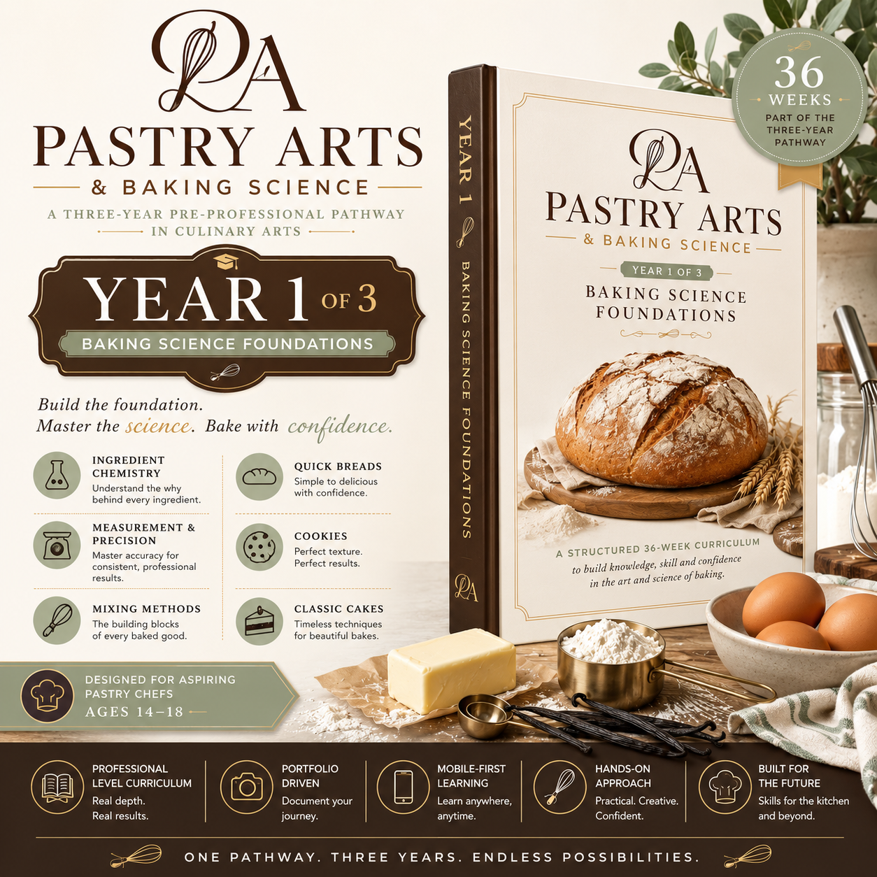 Pastry Arts & Baking Science Curriculum — Year One: Baking Science Foundations